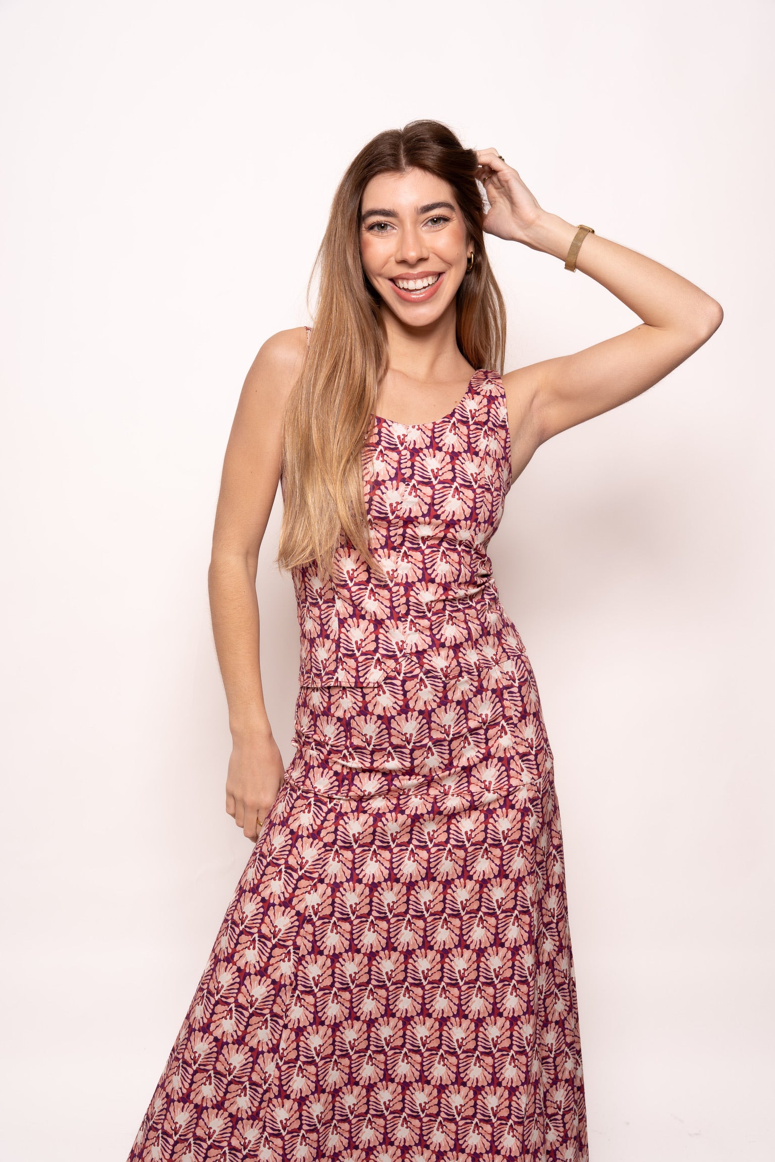 Conjunto Estampado Rosa