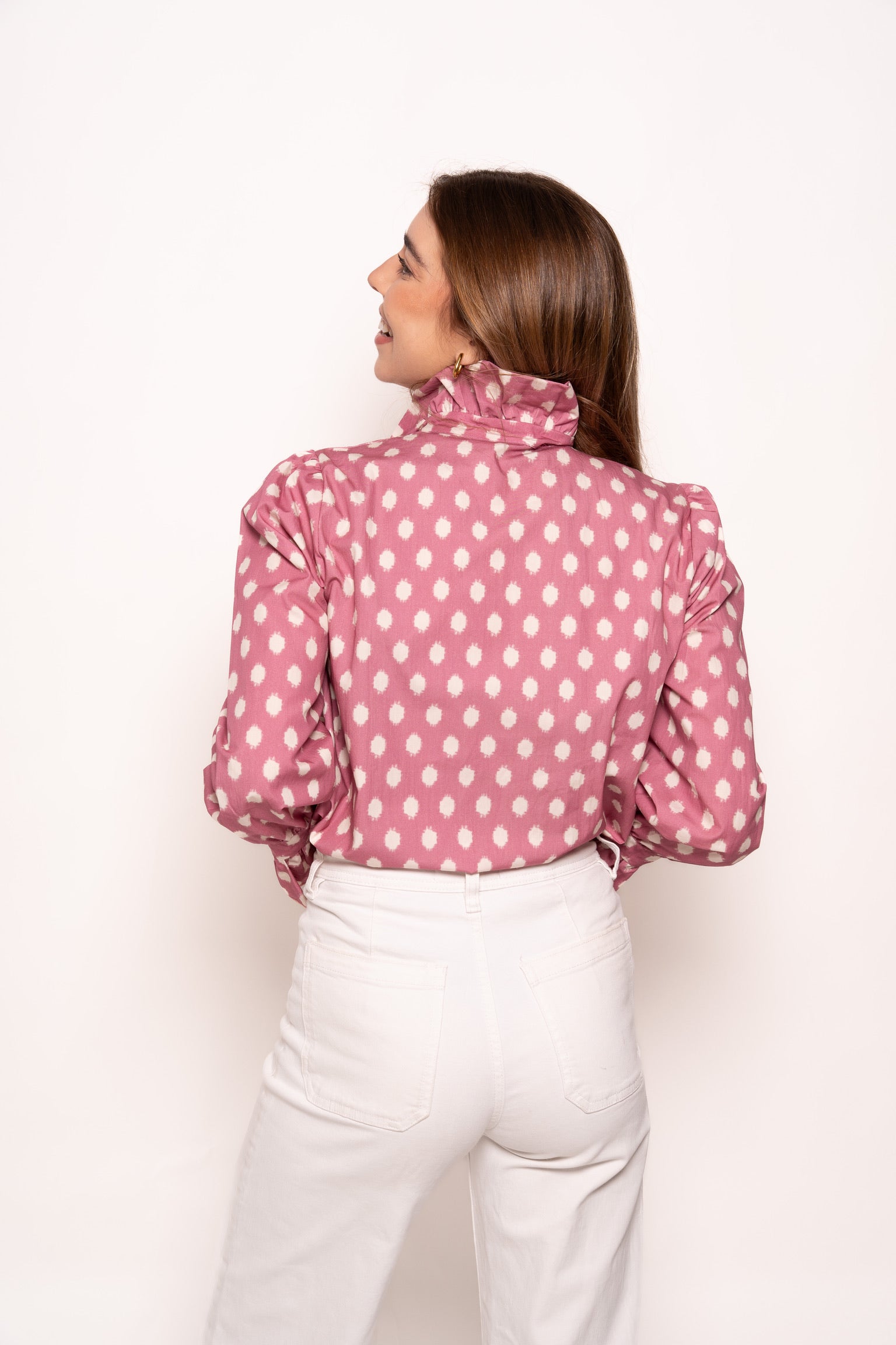 Blusa Estampada Rosa