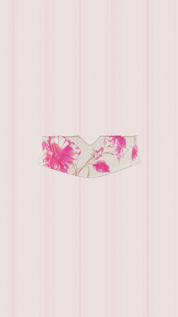 Fajín Estampado Fucsia