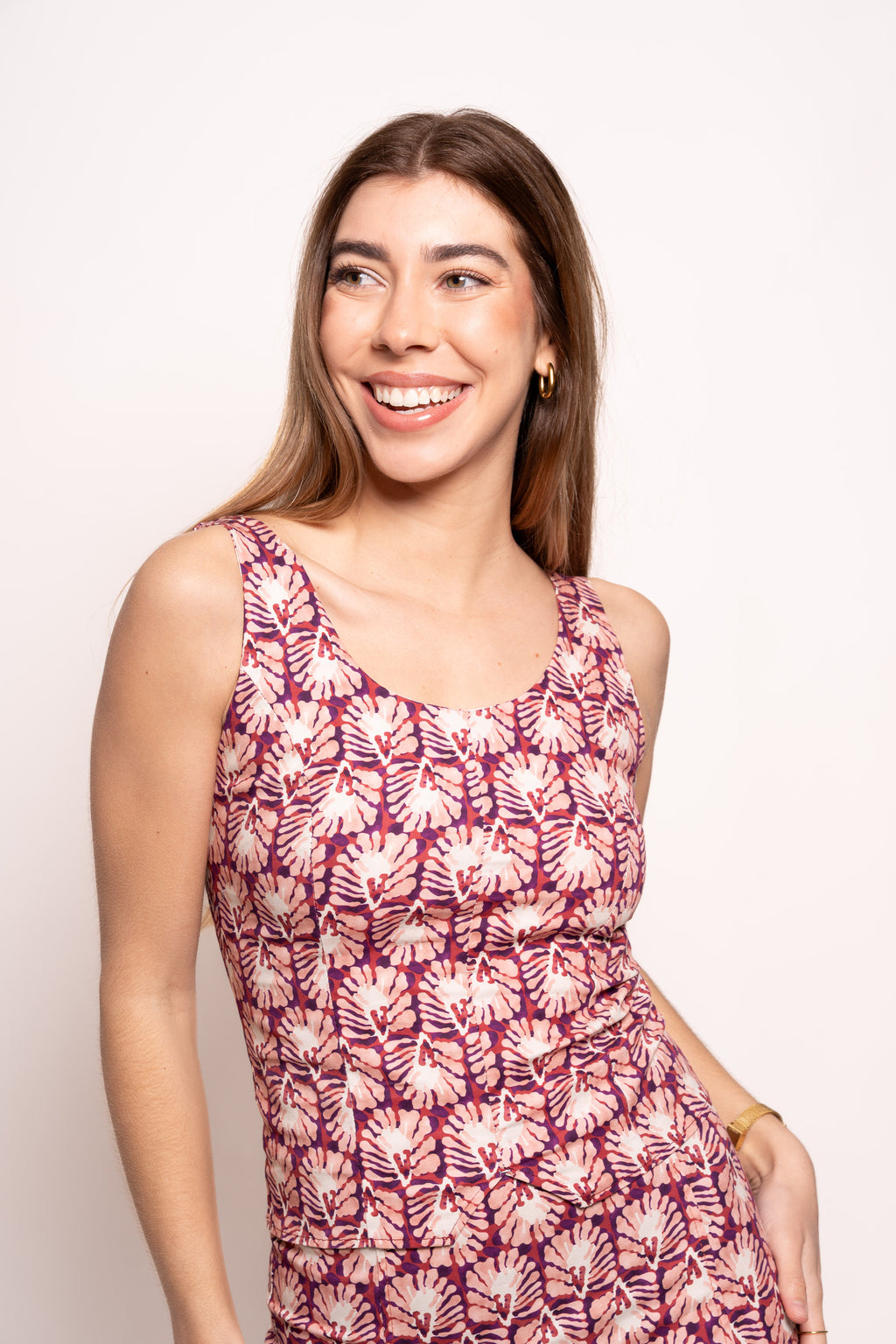 Conjunto Estampado Rosa