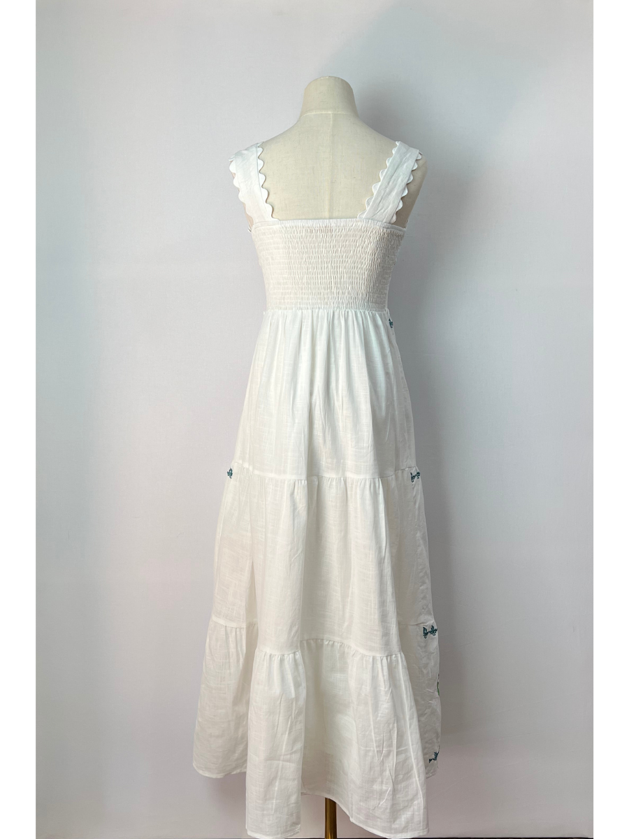 Vestido Bordado Blanco