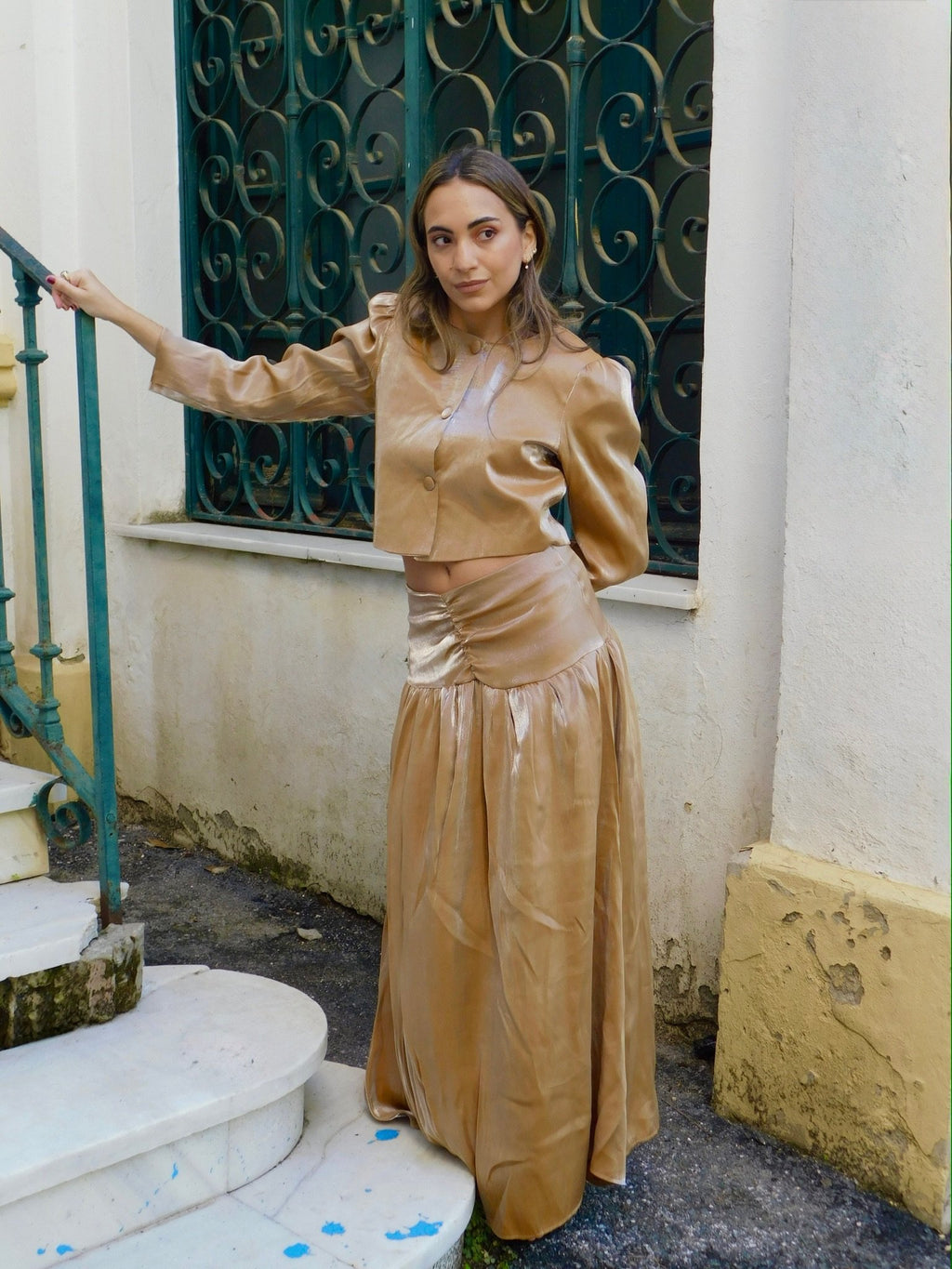 Conjunto Abotonado Champán