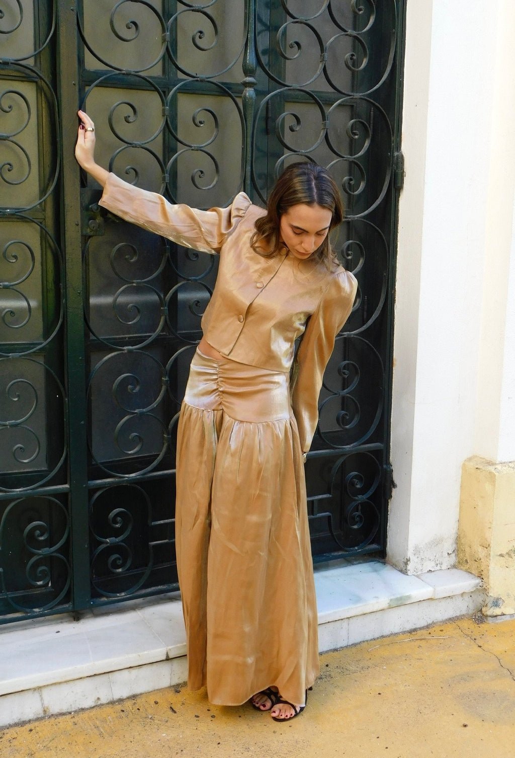 Conjunto Abotonado Champán