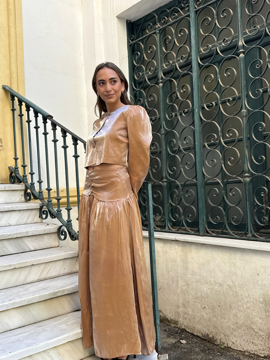 Conjunto Abotonado Champán