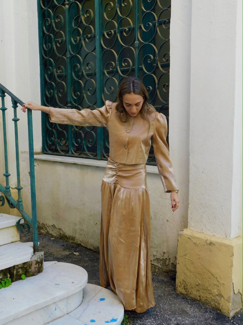 Conjunto Abotonado Champán