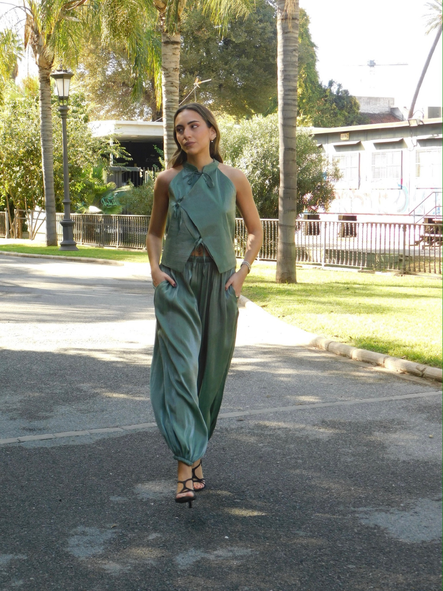 Conjunto Lazos Verde