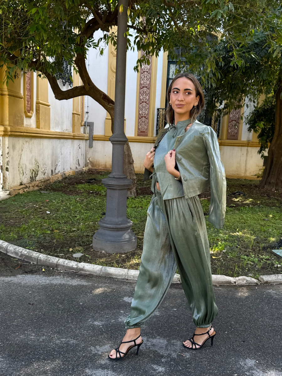 Conjunto Lazos Verde