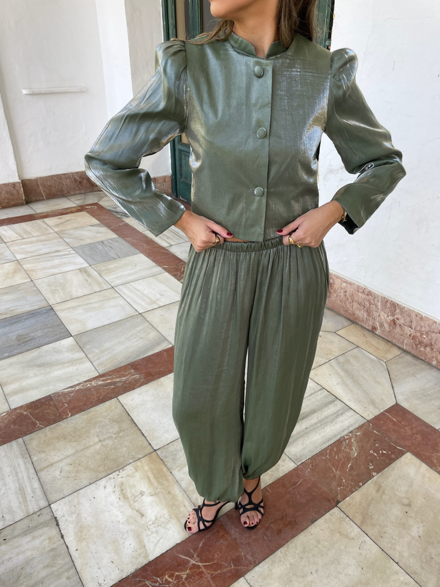 Conjunto Lazos Verde