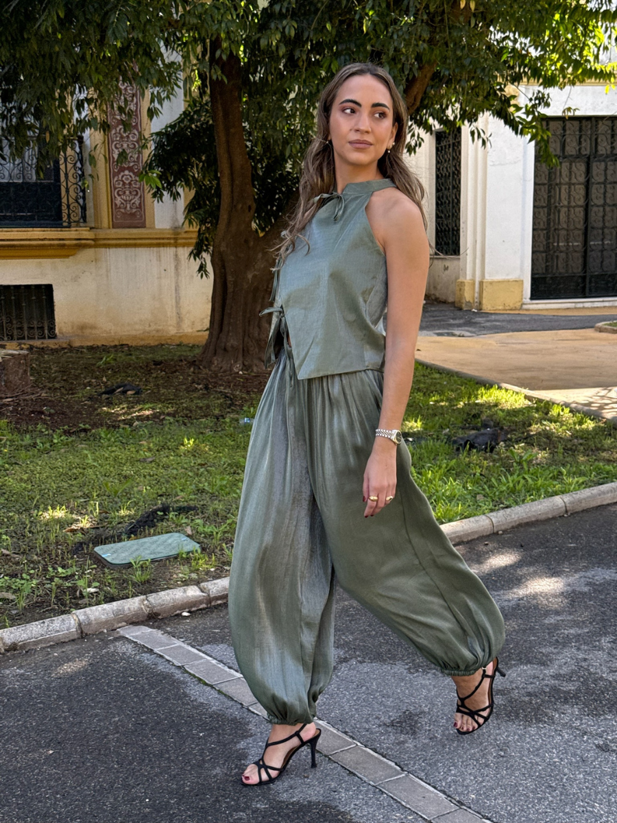 Conjunto Lazos Verde