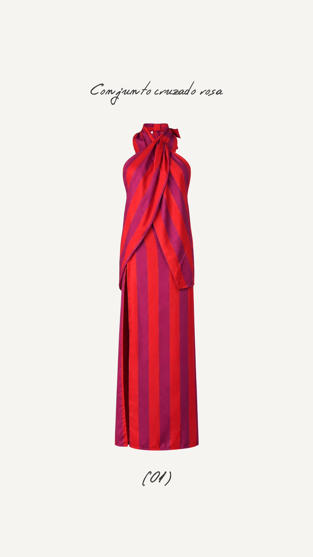 Conjunto Cruzado Rosa