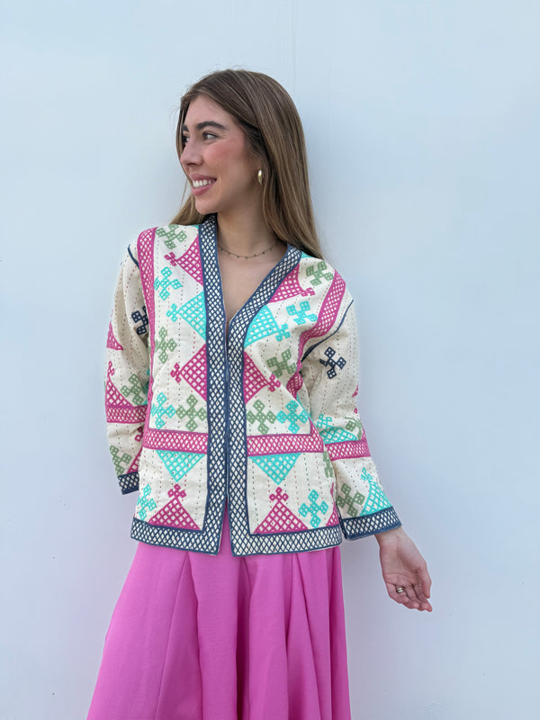 Chaqueta Bordada