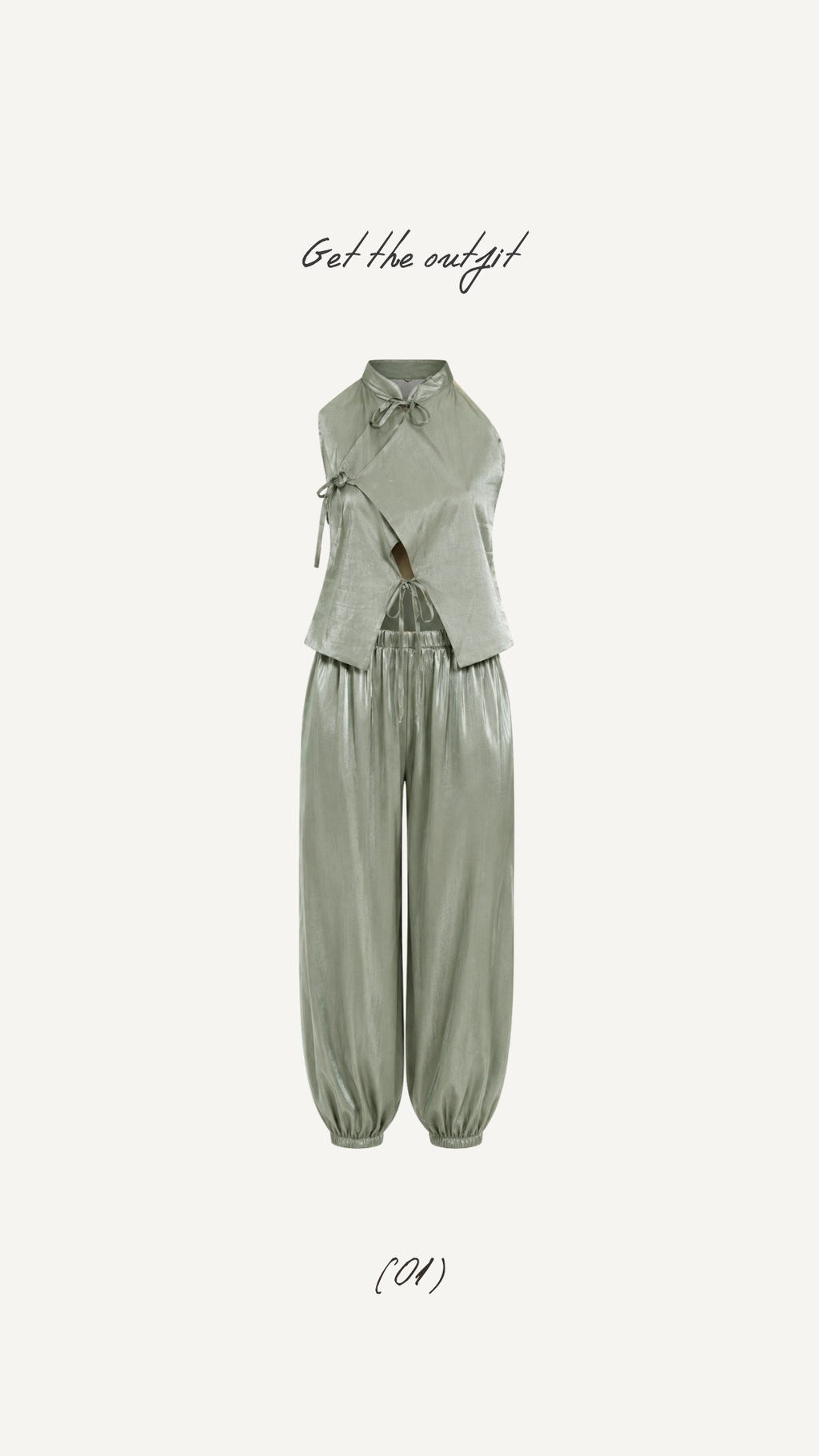 Conjunto Lazos Verde