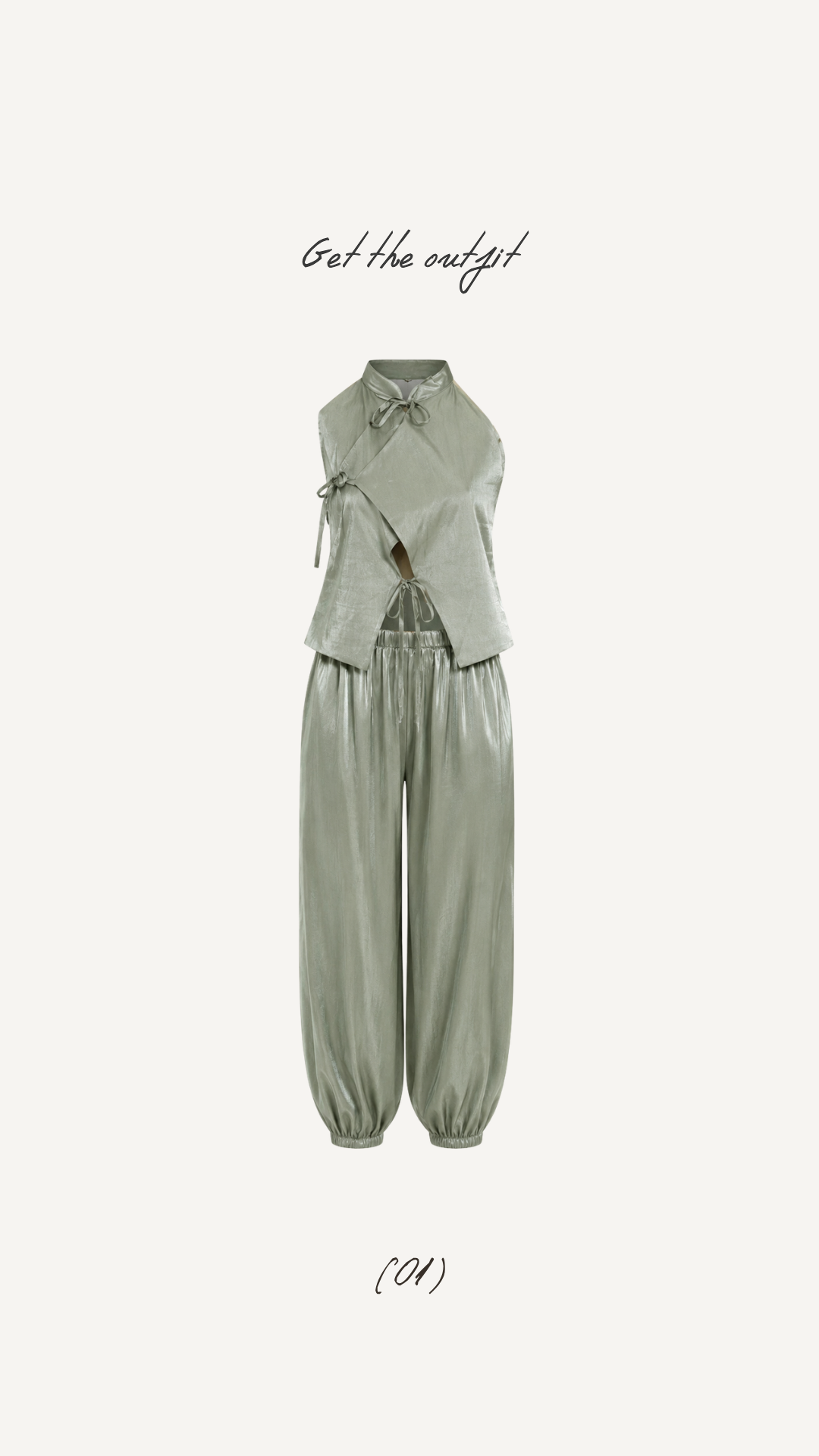 Conjunto Lazos Verde