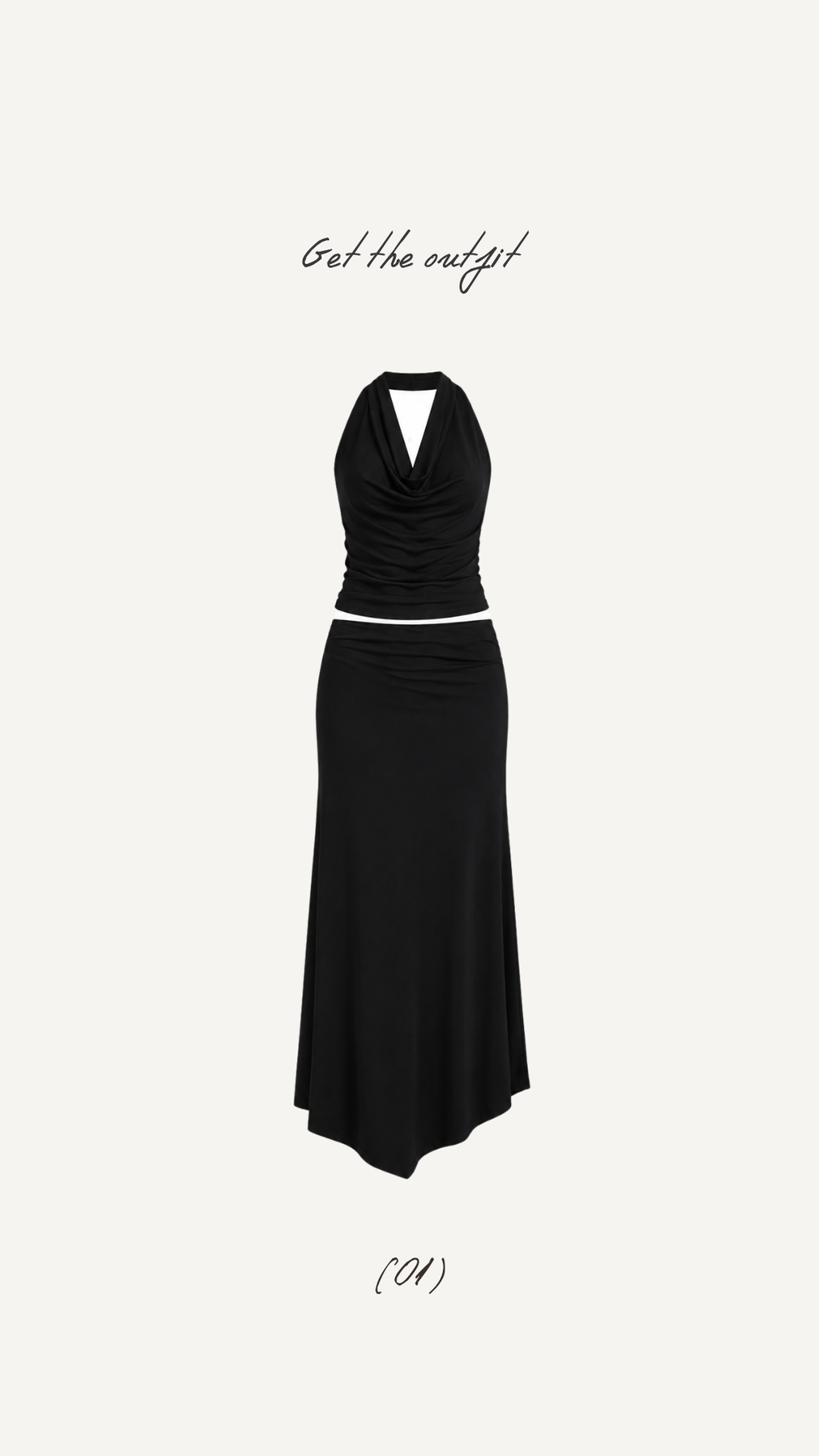 Conjunto Cayetana Negro