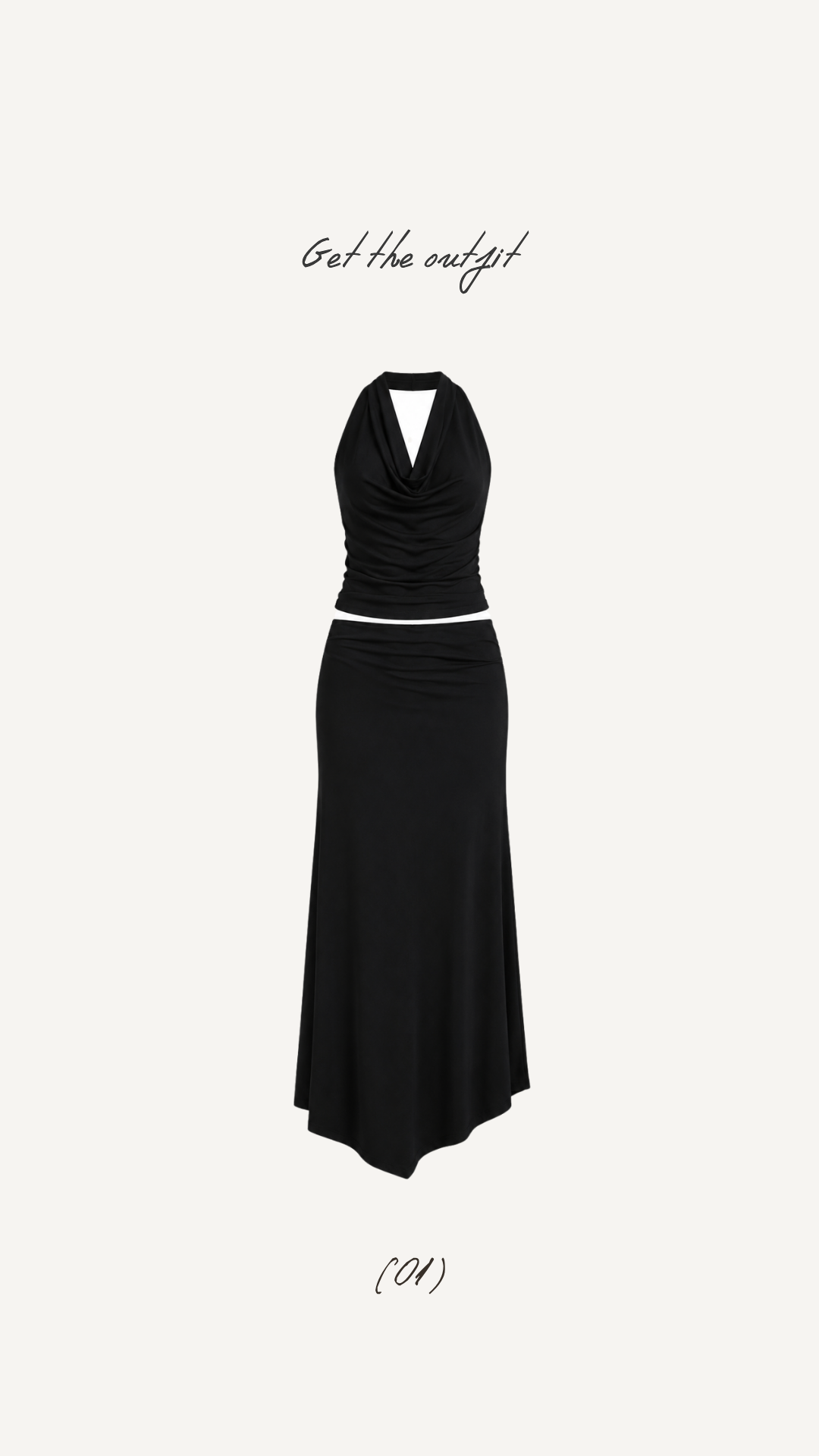 Conjunto Cayetana Negro