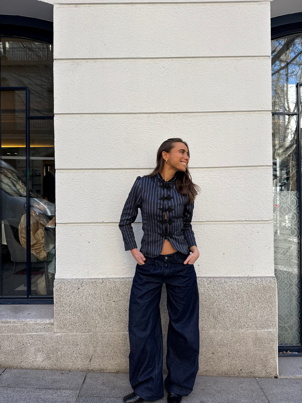 Chaqueta Tejido Rayas