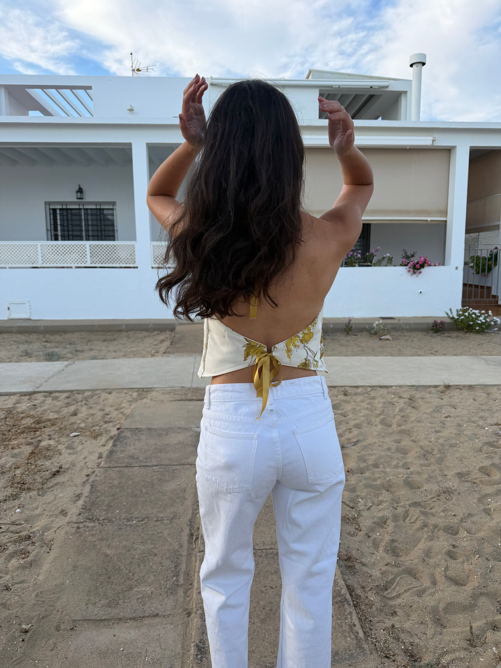 Top Lazo Amarillo