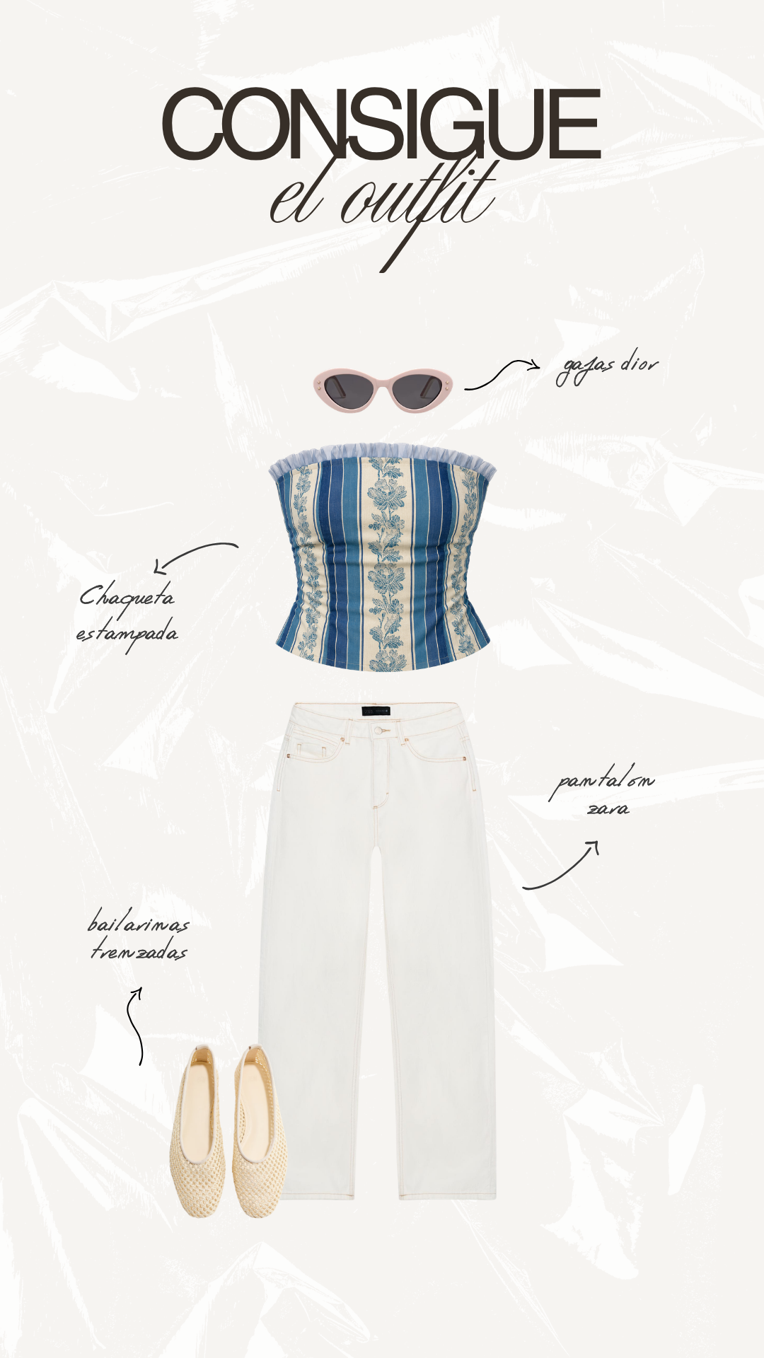 Top Estampado Azul
