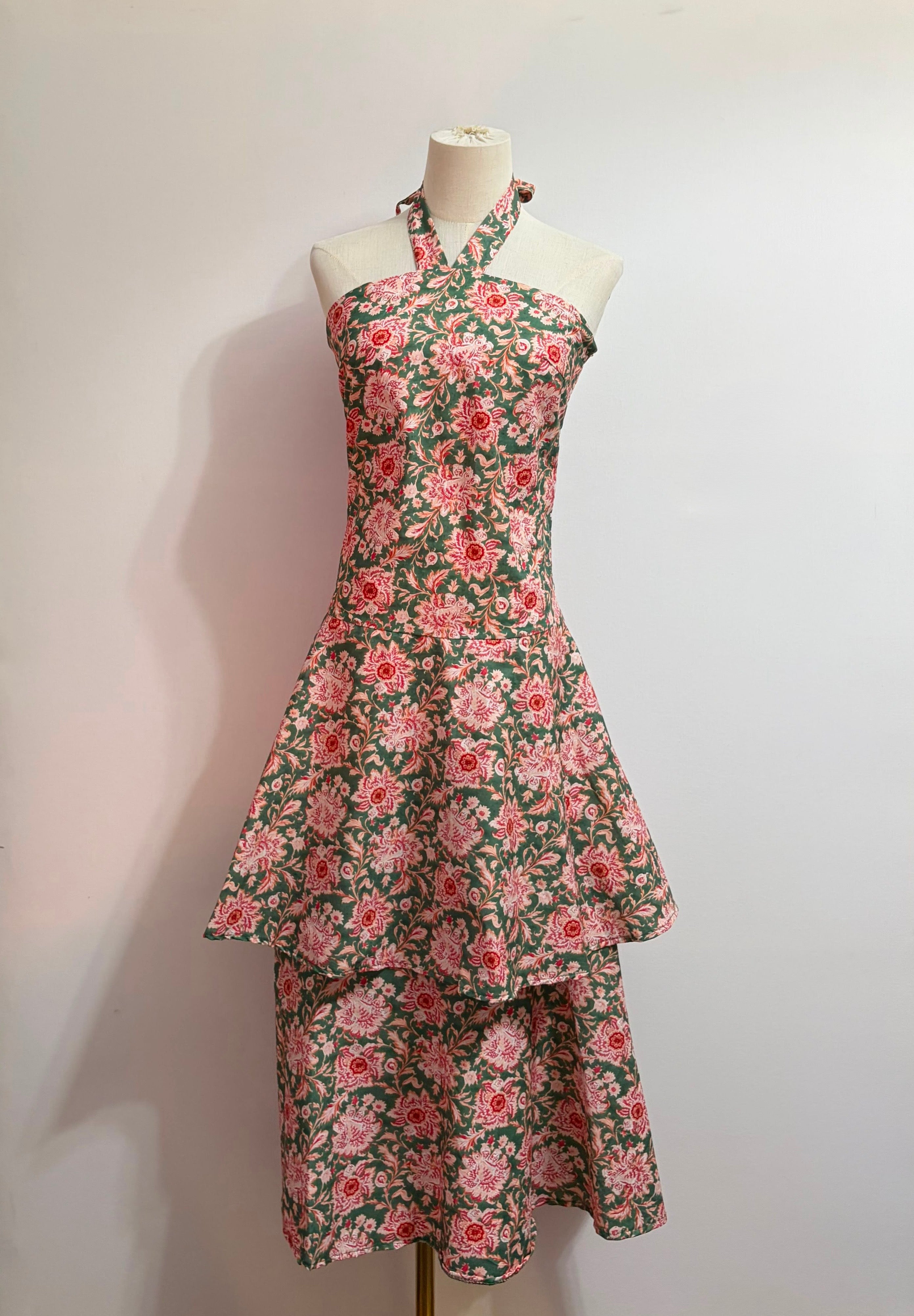 Vestido Verde Estampado