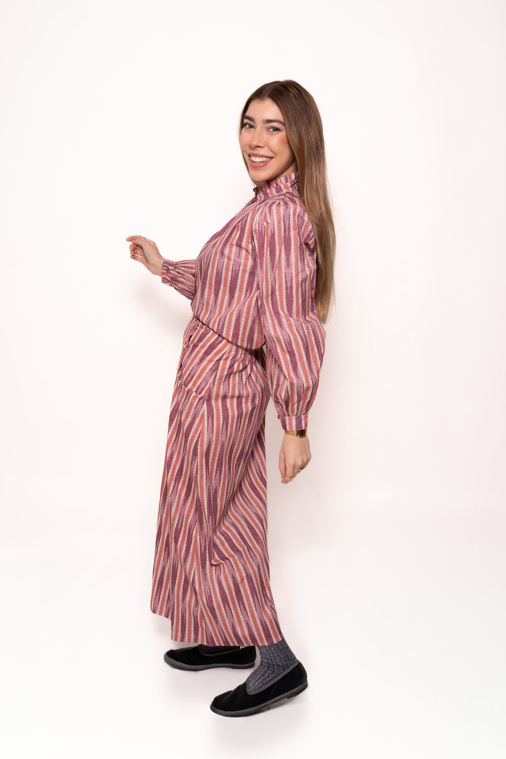 Conjunto Estampado Rosa