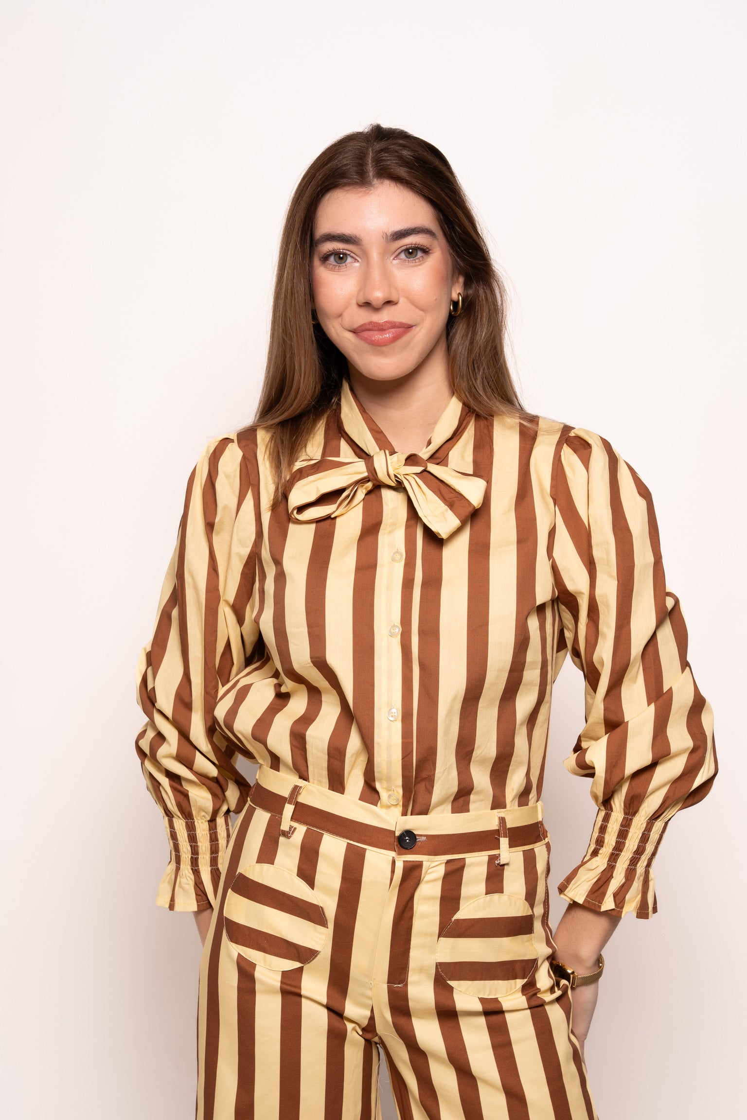 Conjunto rayas estampado