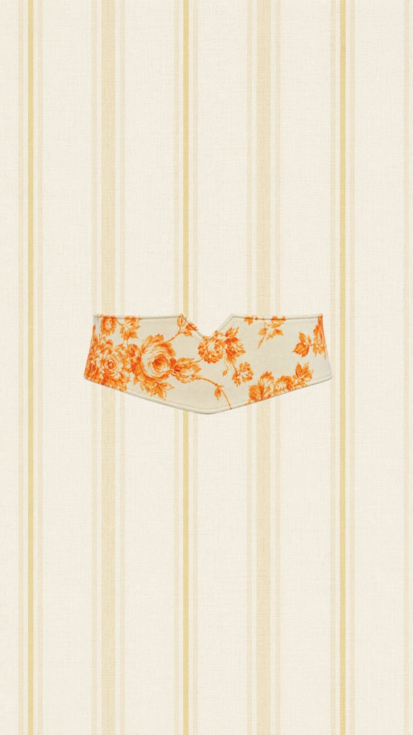 Fajín Estampado Naranja