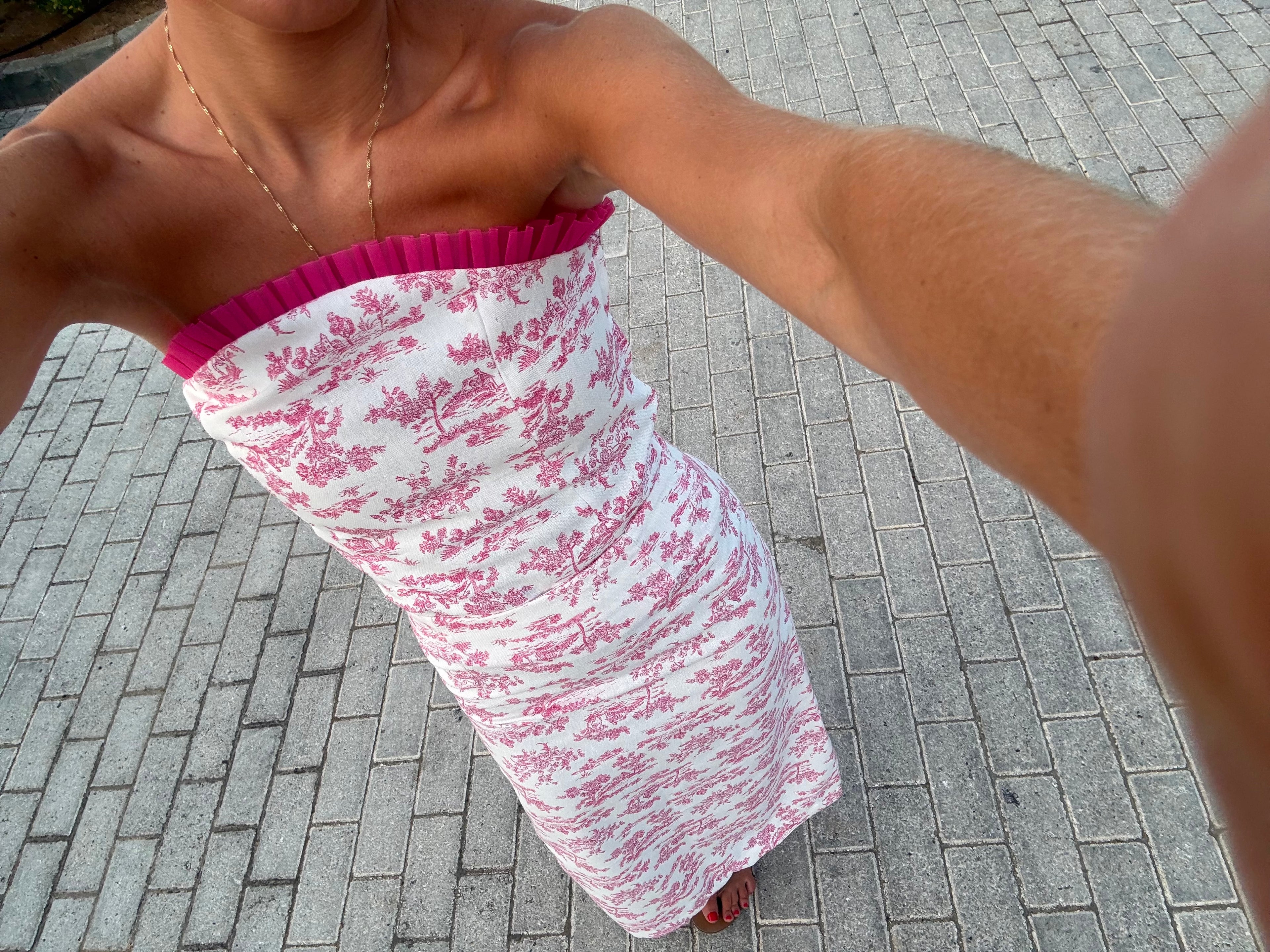Top Estampado Rosa