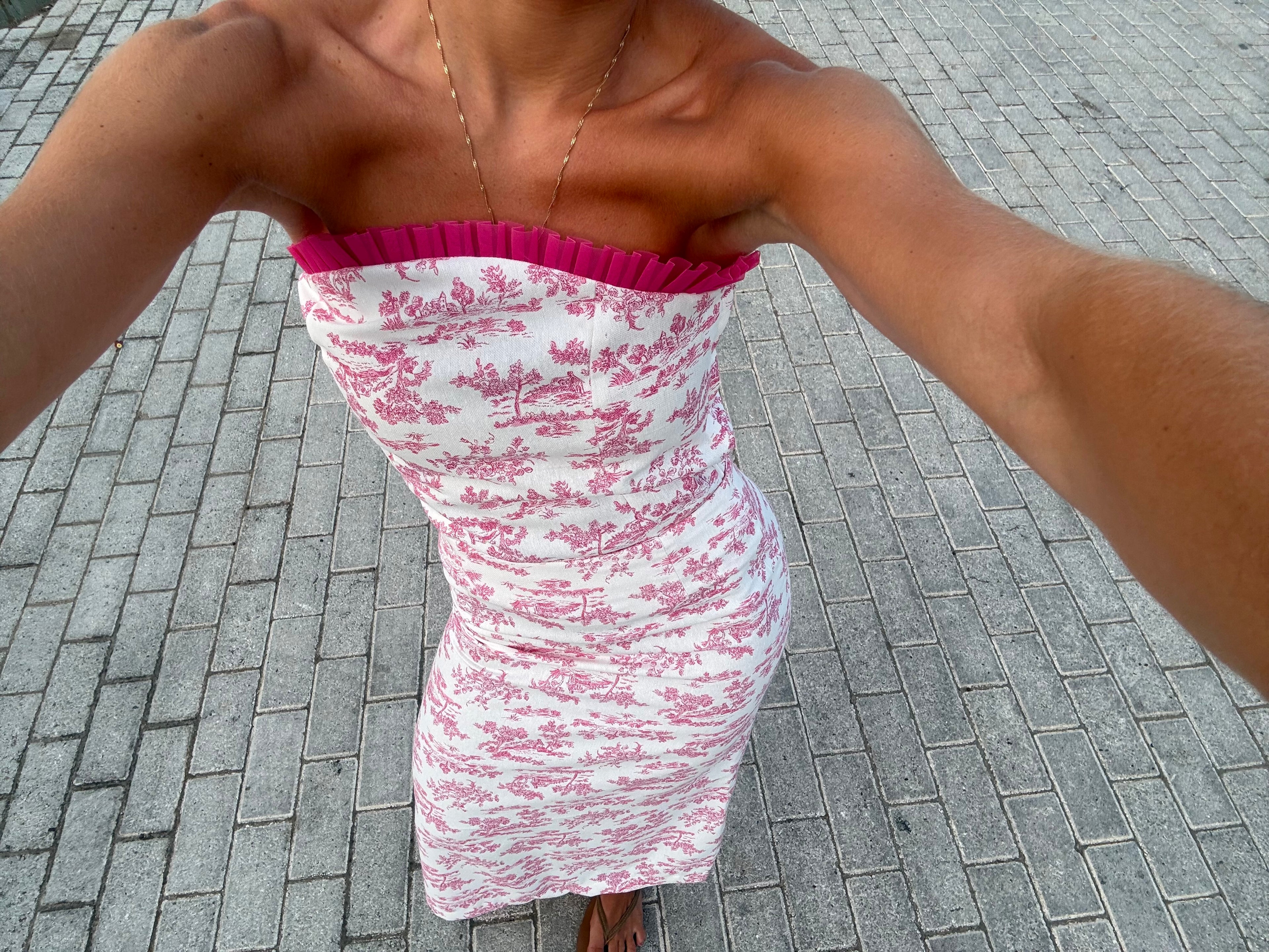 Top Estampado Rosa