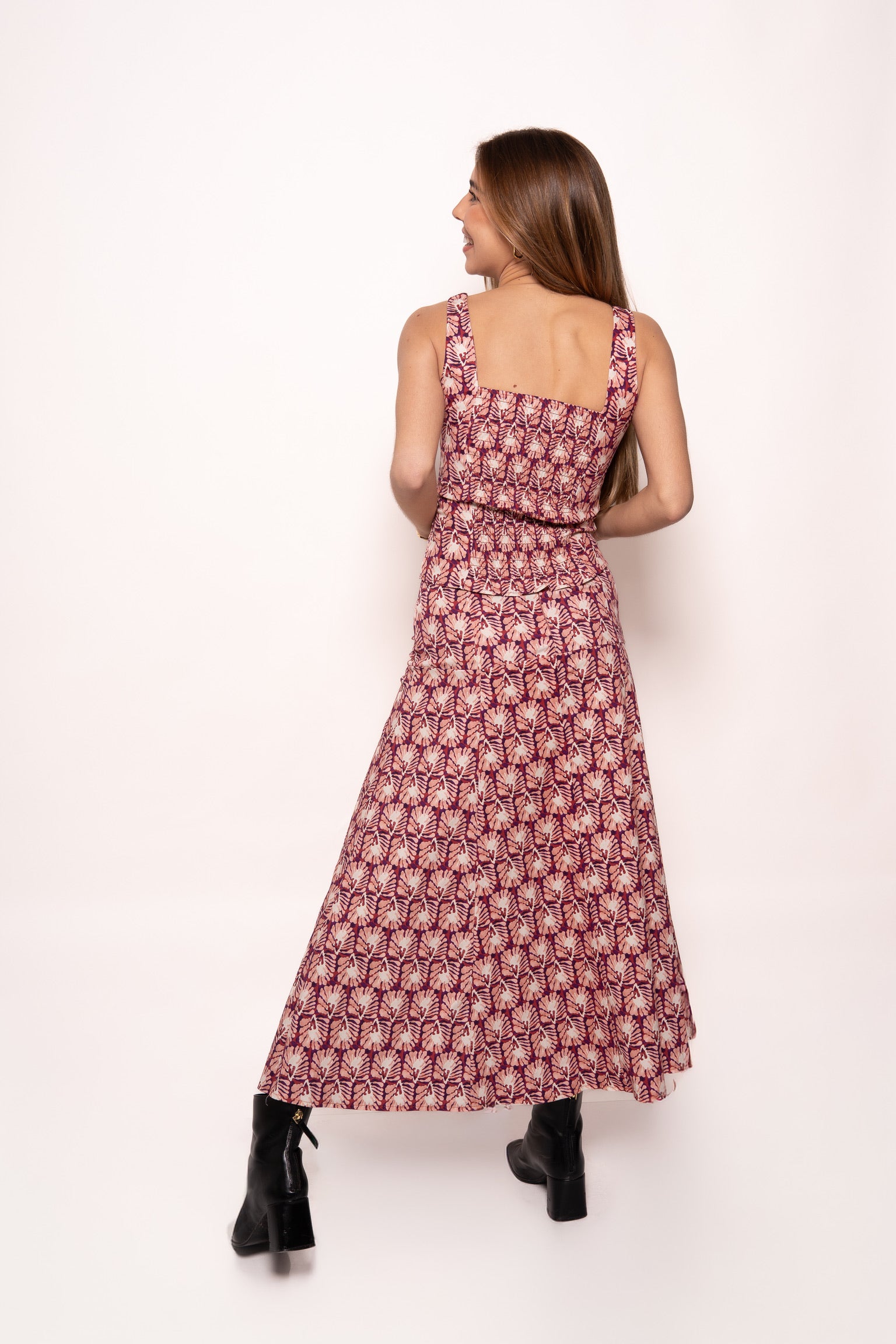 Conjunto Estampado Rosa