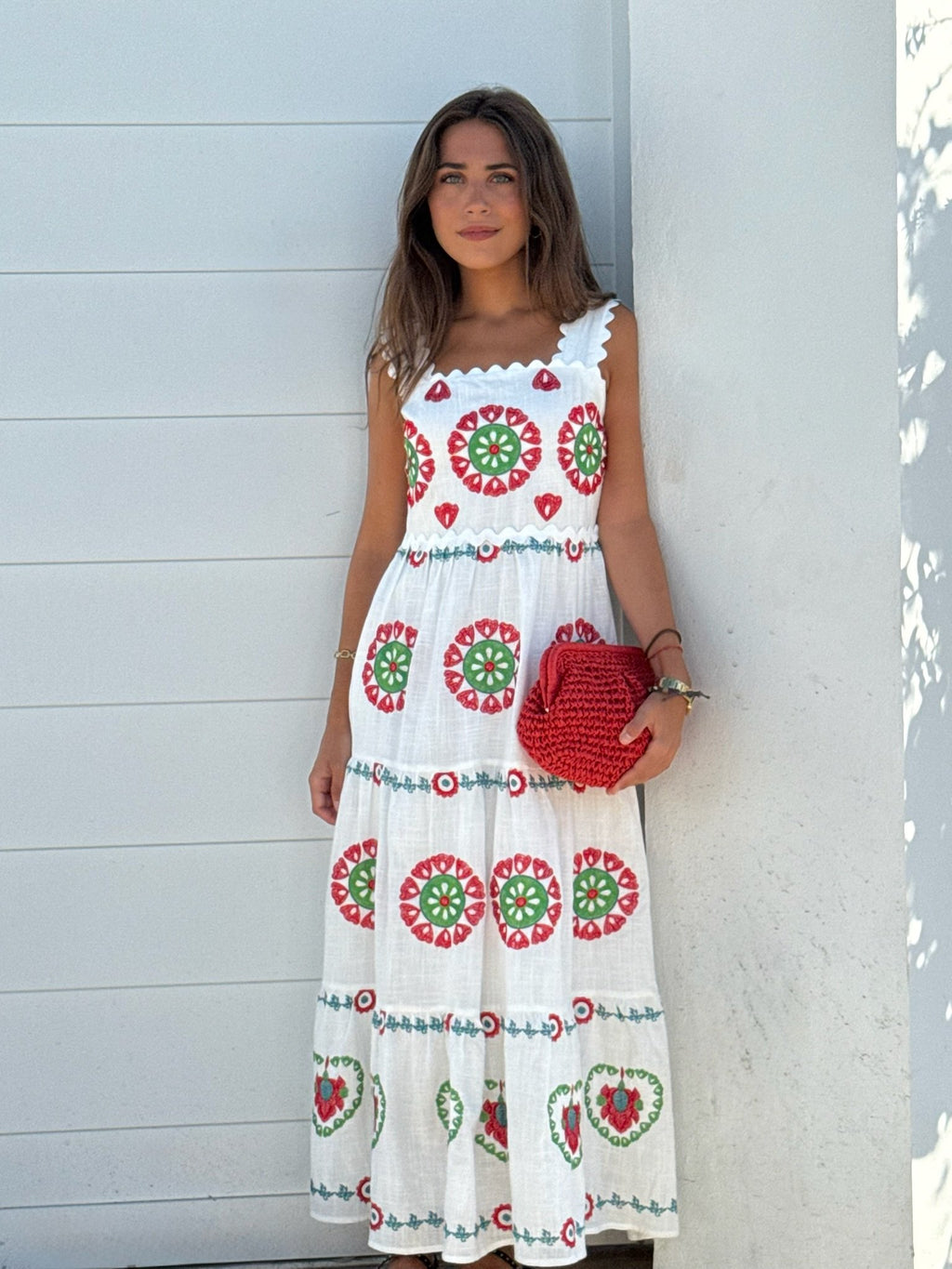 Vestido Bordado Blanco