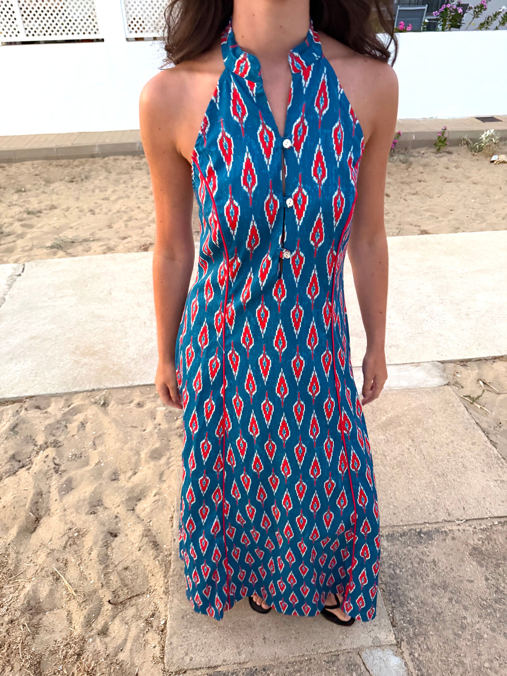 Vestido Estampado Asiático