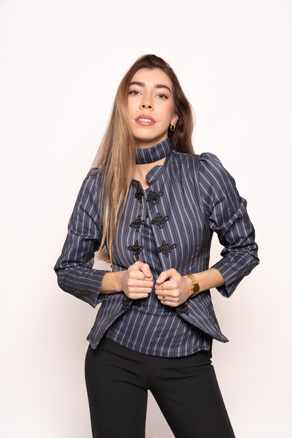 Chaqueta Tejido Rayas