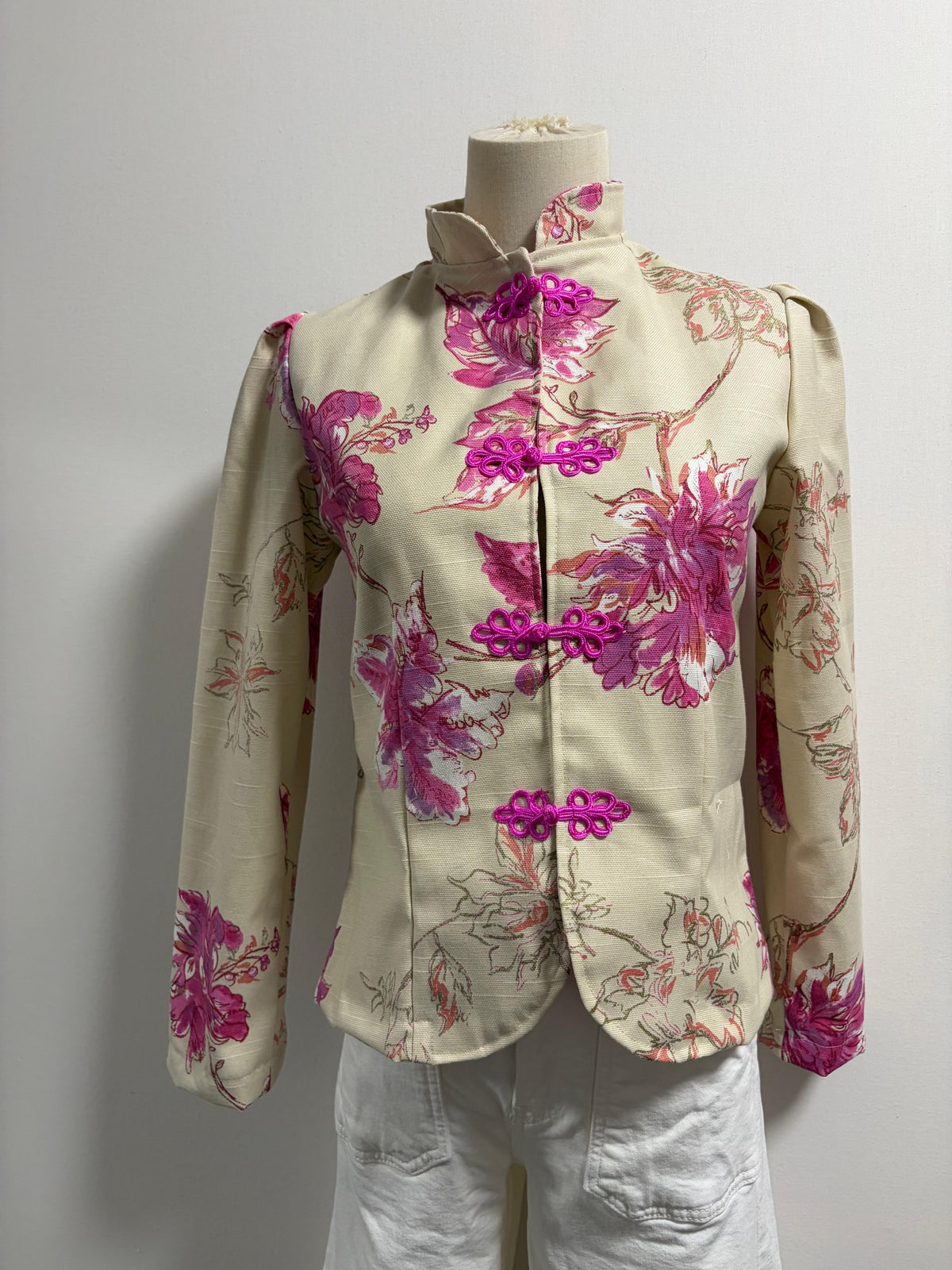 Chaqueta Estampada Fucsia