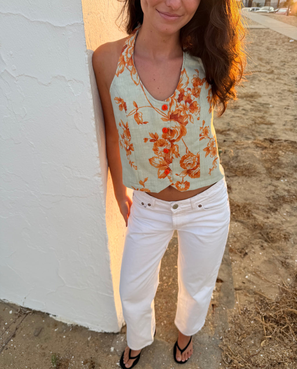 Top Lazo Naranja