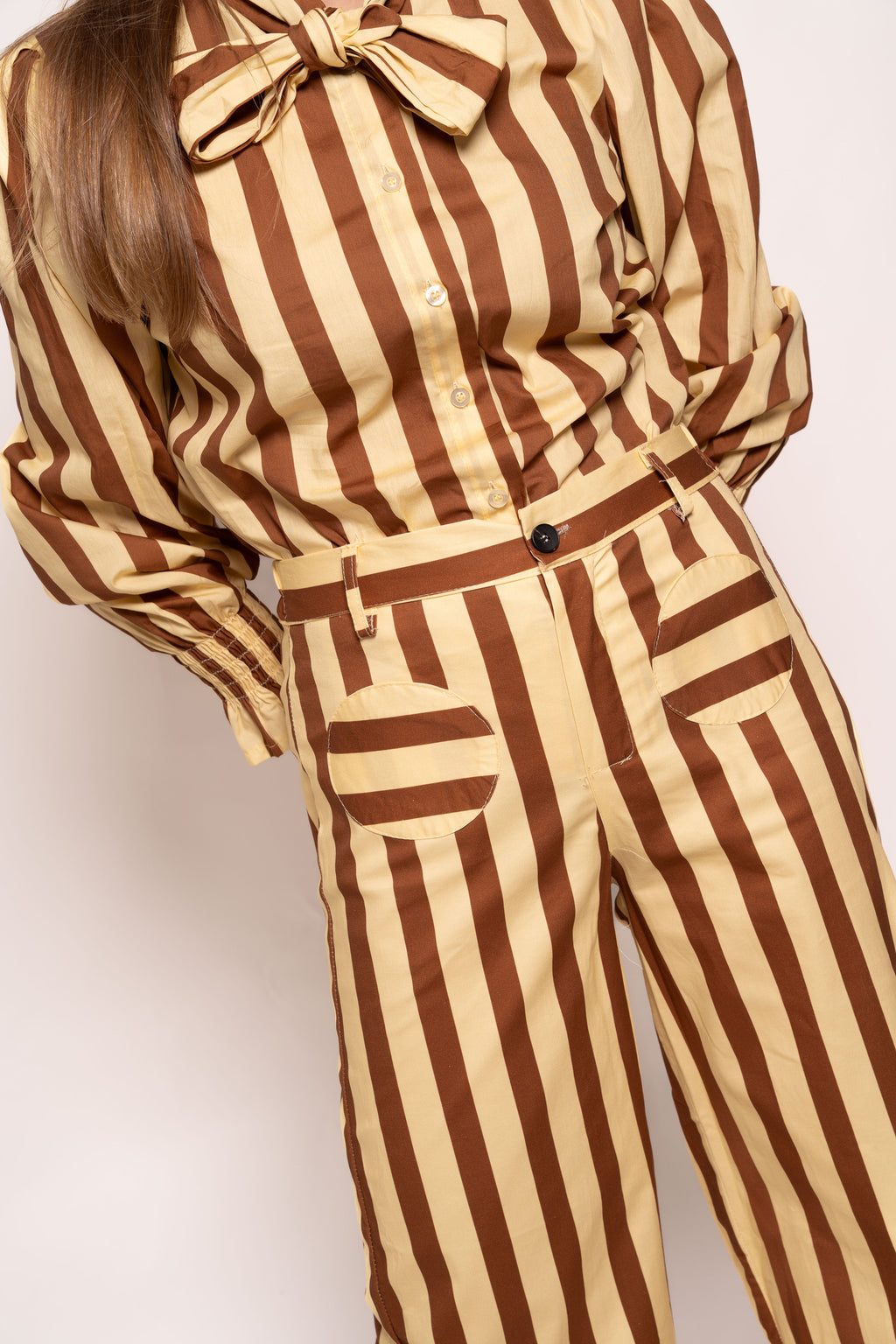 Conjunto rayas estampado