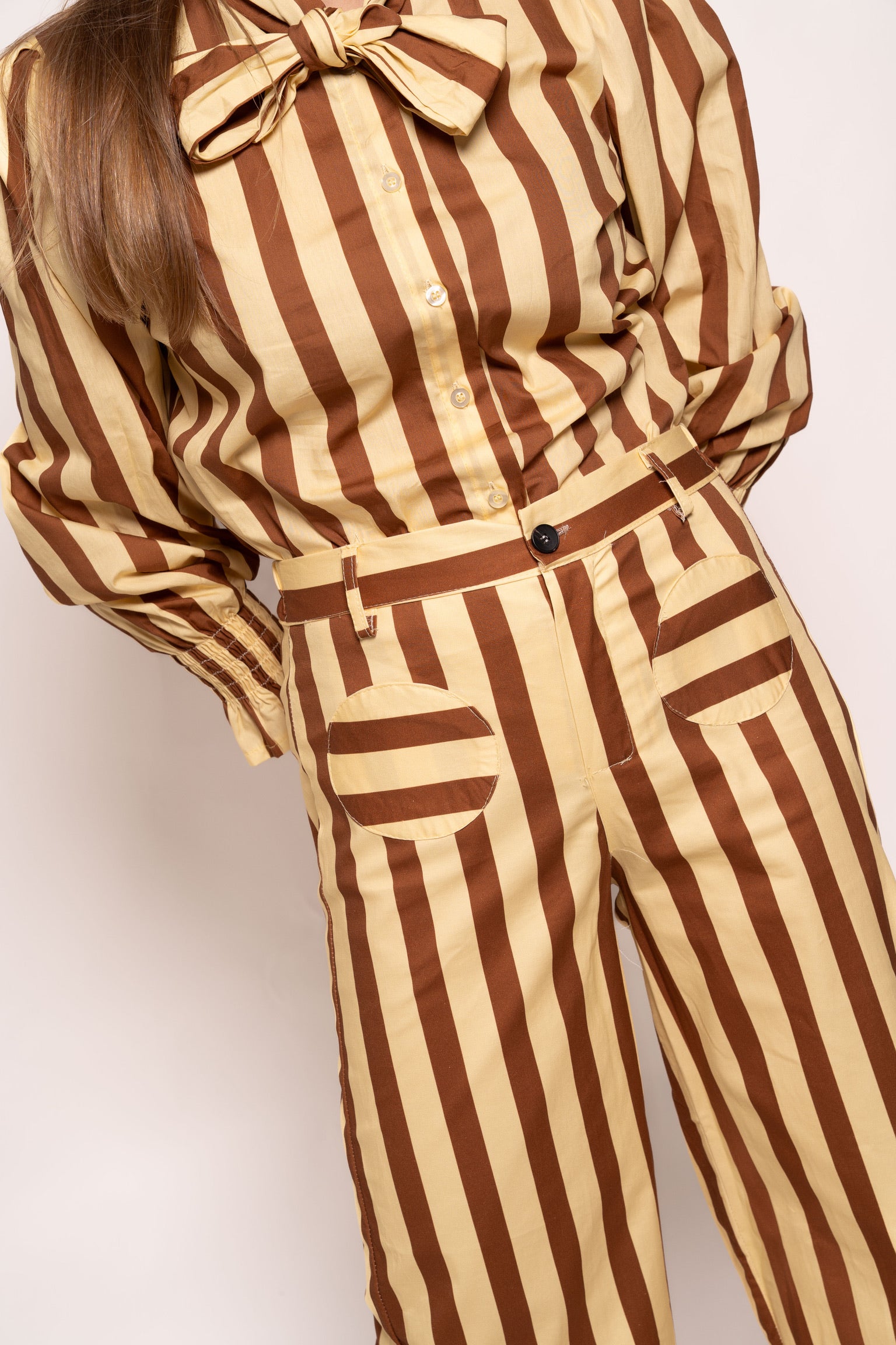 Conjunto rayas estampado