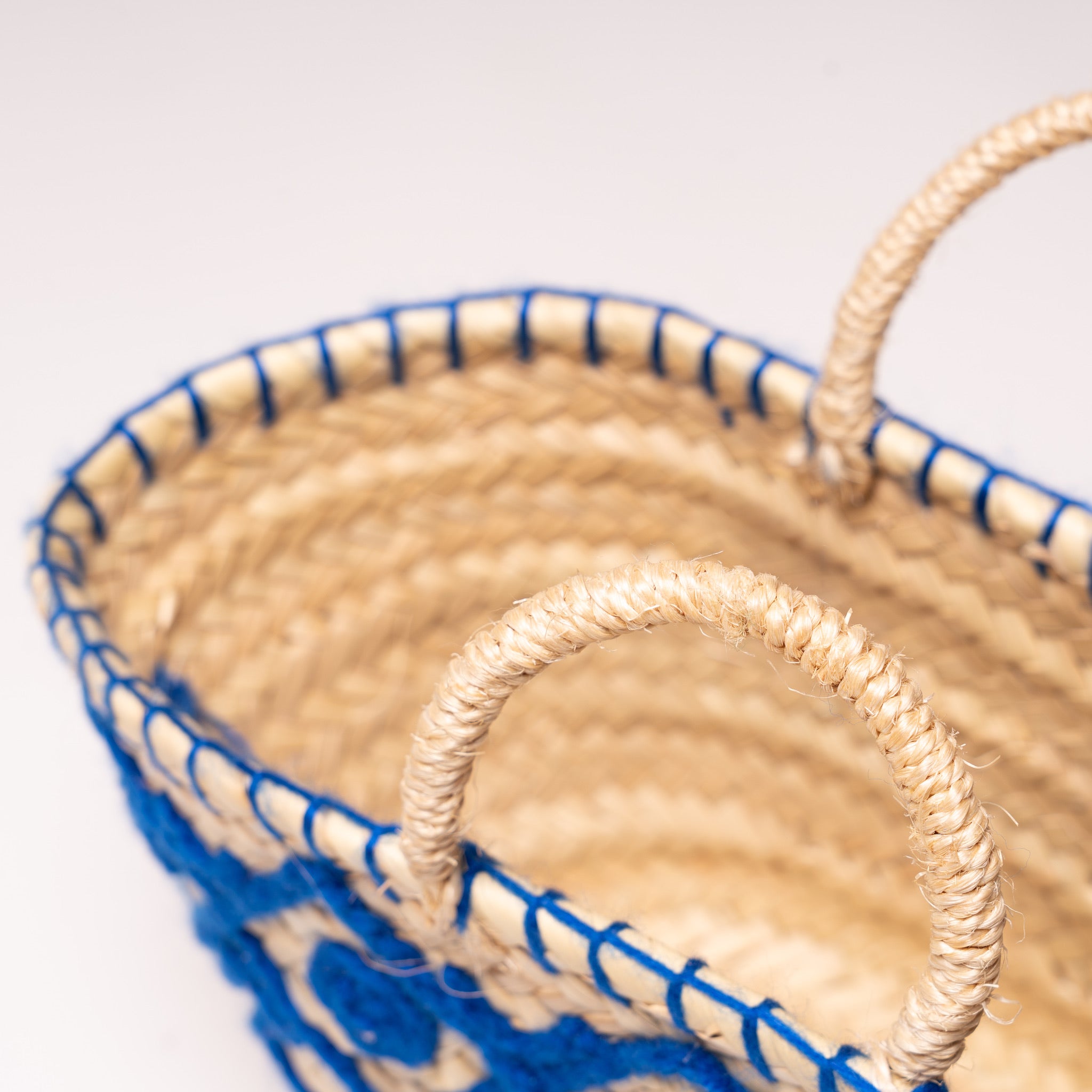 Cesta Mimbre Estampada