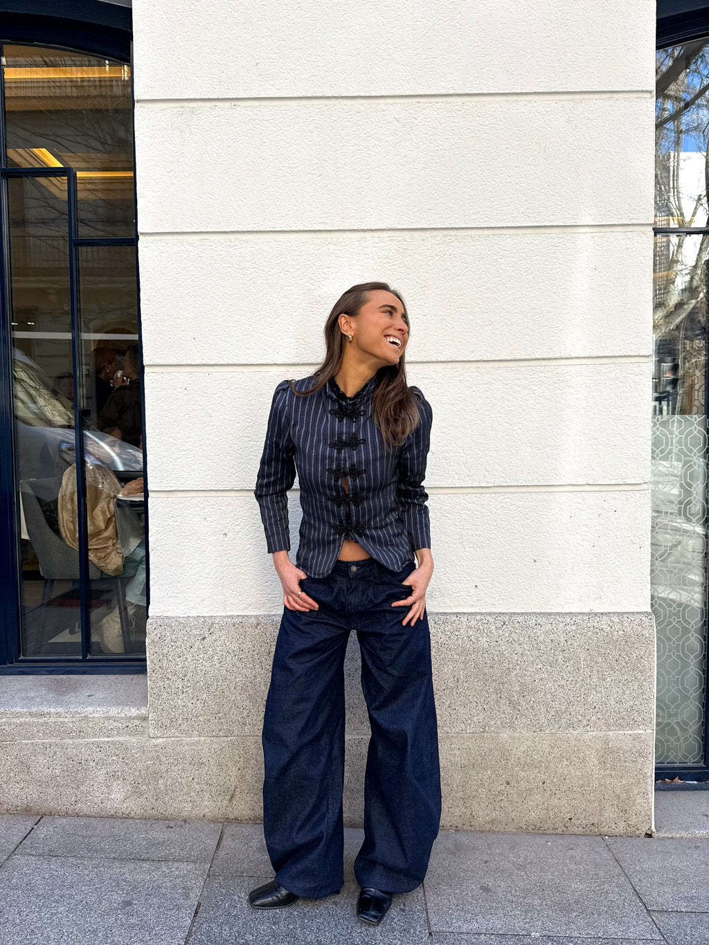 Chaqueta Tejido Rayas