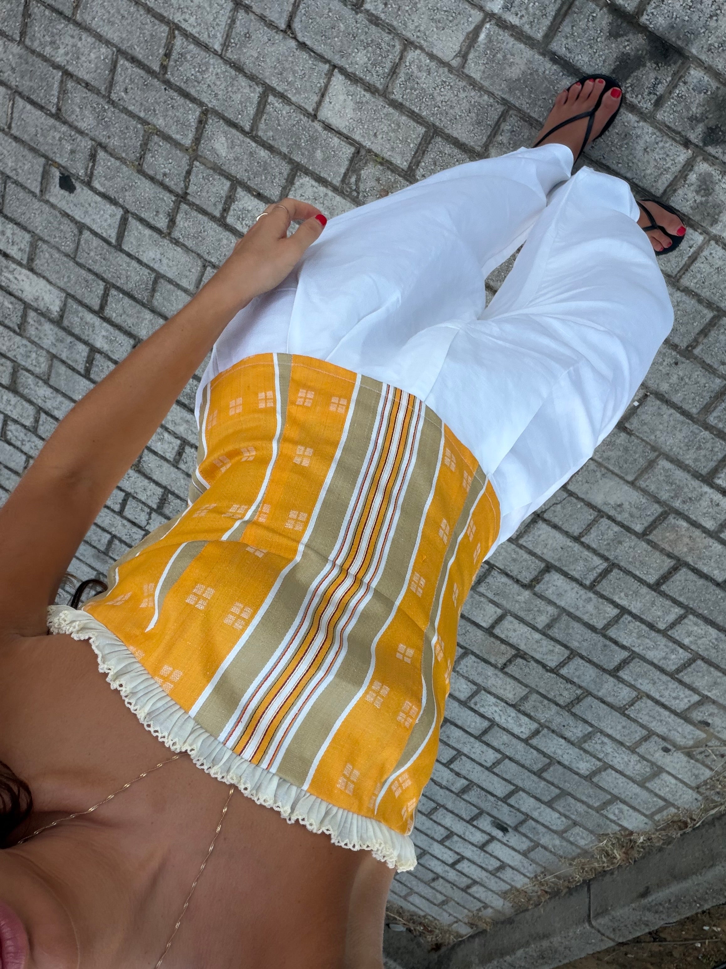Top Estampado Amarillo