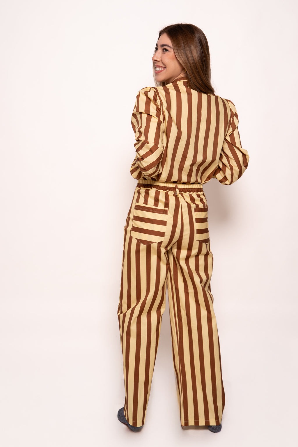 Conjunto rayas estampado