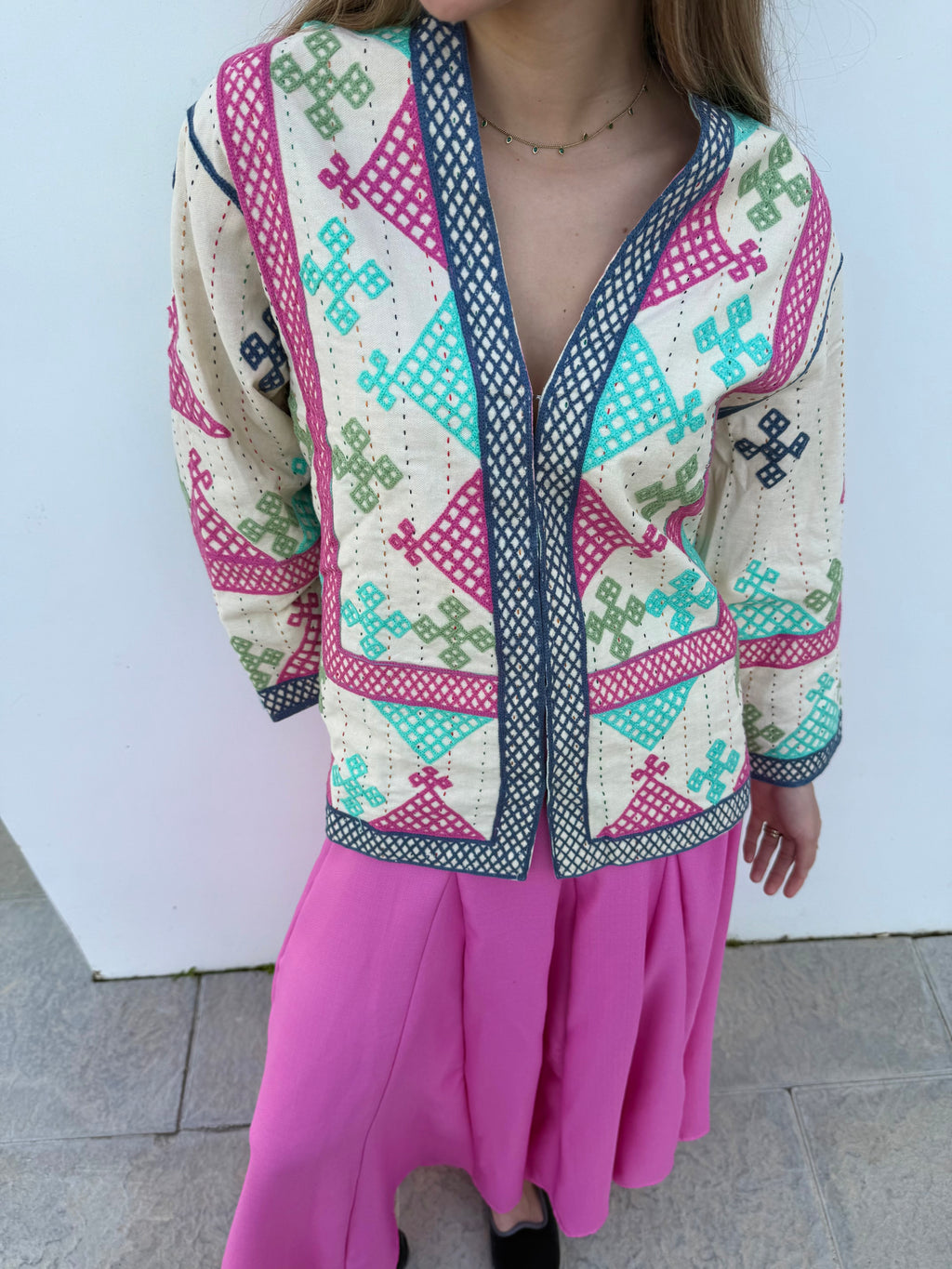 Chaqueta Bordada