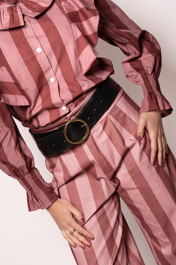 Cinturón Piel Negro