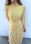 Vestido Volantes Amarillo