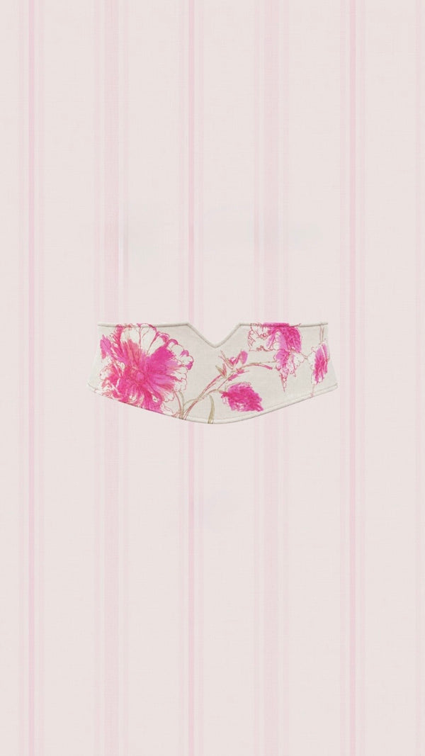 Fajín Estampado Fucsia