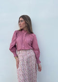 Blusa Rosa Cuello