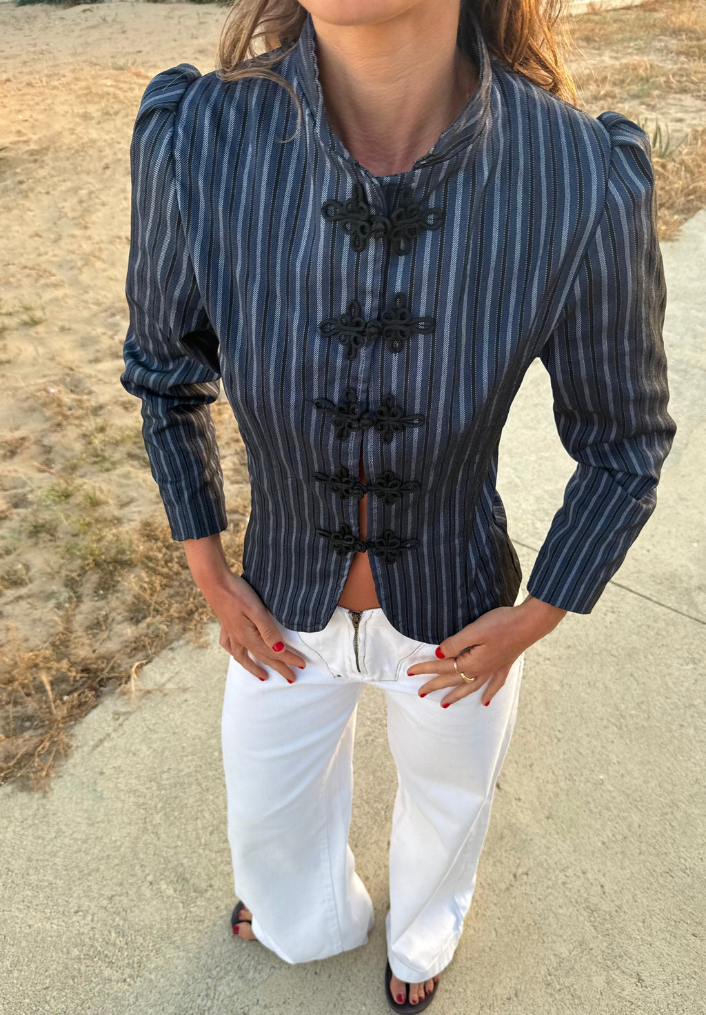 Chaqueta Tejido Rayas