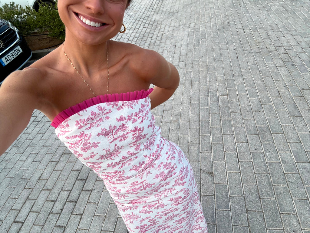 Top Estampado Rosa