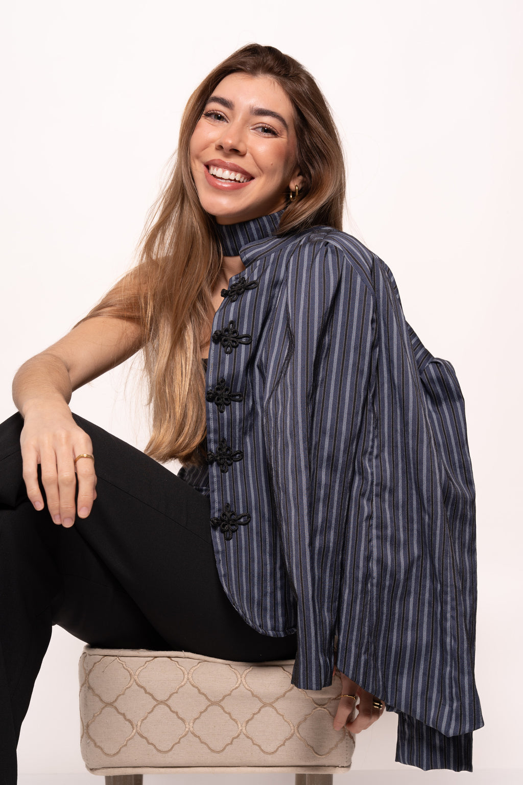 Chaqueta Tejido Rayas