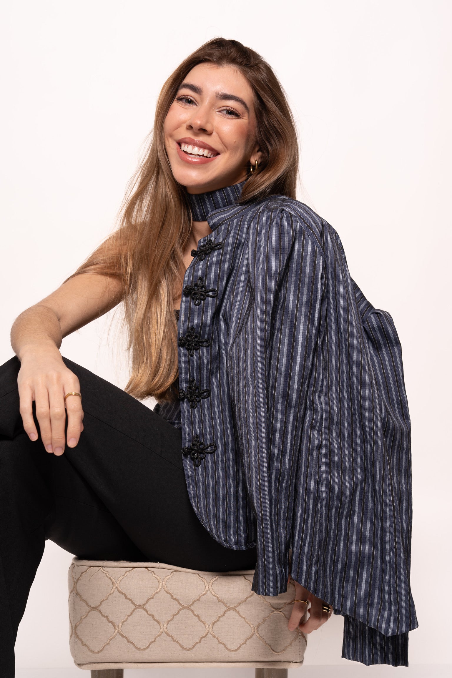 Chaqueta Tejido Rayas