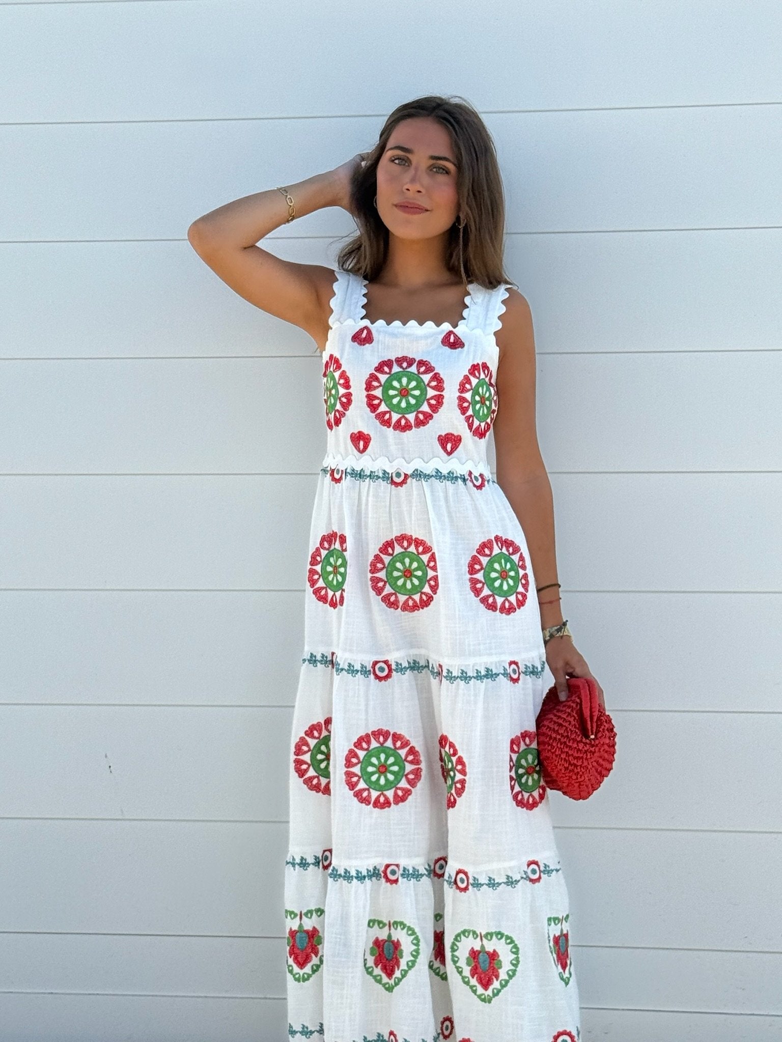 Vestido Bordado Blanco